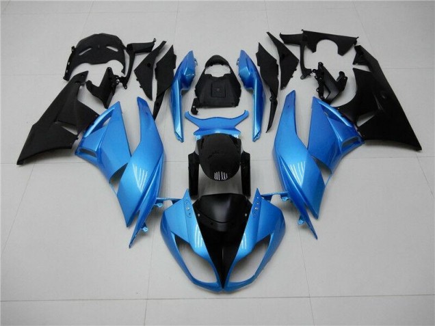 ZX6R 2009-2012 Motorrad Verkleidung - Blau Schwarz ZX6R 2009-2012 Motorrad Verkleidung - Blau Schwarz