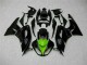 ZX6R 2009-2012 Motorrad Verkleidung - Schwarz Grün ZX6R 2009-2012 Motorrad Verkleidung - Schwarz Grün