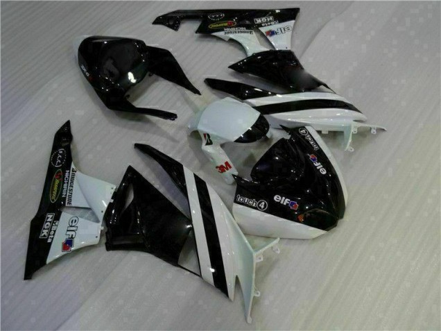 ZX6R 2009-2012 Motorrad Verkleidung - Schwarz Weiß 3M Touch4 ZX6R 2009-2012 Motorrad Verkleidung - Schwarz Weiß 3M Touch4