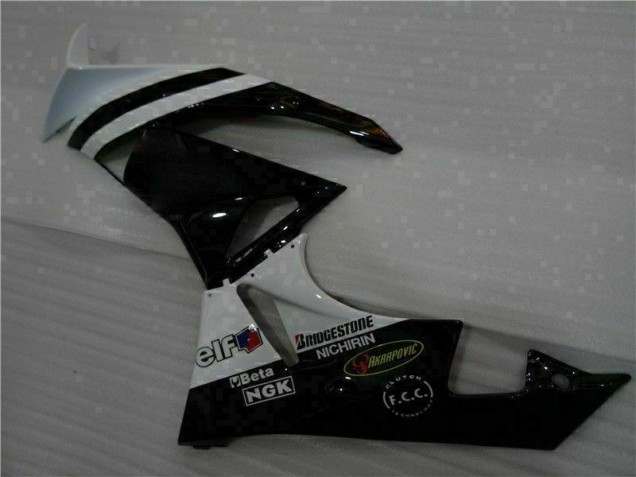 ZX6R 2009-2012 Motorrad Verkleidung - Schwarz Weiß 3M Touch4 ZX6R 2009-2012 Motorrad Verkleidung - Schwarz Weiß 3M Touch4