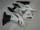 ZX6R 2009-2012 Motorrad Verkleidung - Weiß Schwarz ZX6R 2009-2012 Motorrad Verkleidung - Weiß Schwarz