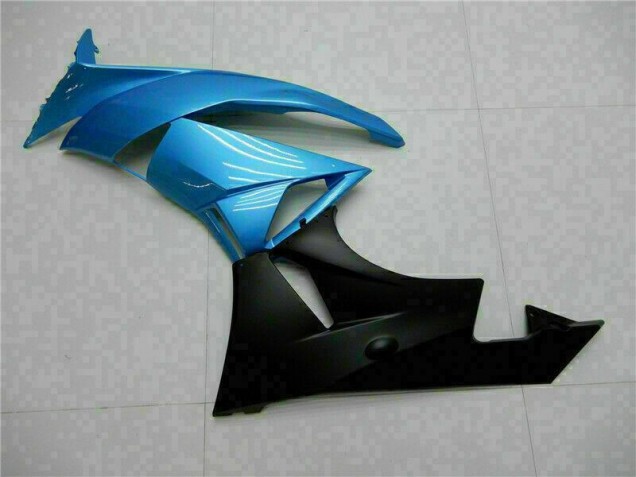 ZX6R 2009-2012 Motorrad Verkleidungen - Blau Schwarz ZX6R 2009-2012 Motorrad Verkleidungen - Blau Schwarz