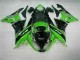 ZX6R 2009-2012 Motorrad Verkleidungen - Grün Schwarz ZX6R 2009-2012 Motorrad Verkleidungen - Grün Schwarz