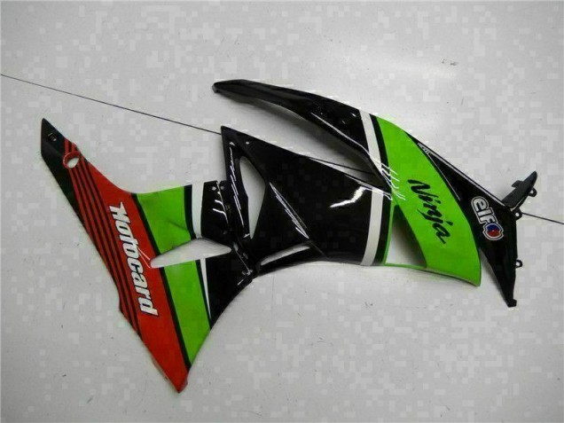 ZX6R 2009-2012 Motorrad Verkleidungen - Grün Schwarz Rot ZX6R 2009-2012 Motorrad Verkleidungen - Grün Schwarz Rot