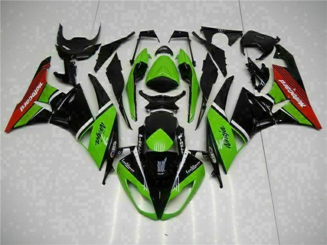 ZX6R 2009-2012 Motorrad Verkleidungen - Grün Schwarz Rot ZX6R 2009-2012 Motorrad Verkleidungen - Grün Schwarz Rot
