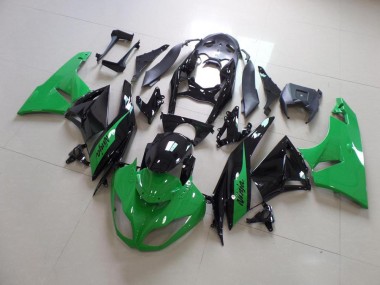 ZX6R 2009-2012 Motorrad Verkleidungen - Grün und Schwarz
