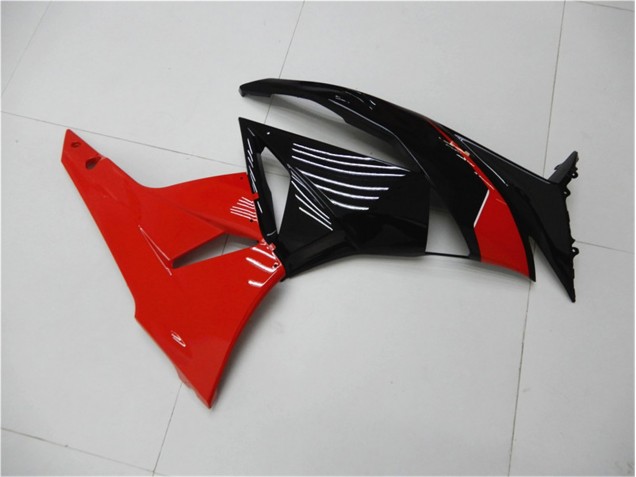 ZX6R 2009-2012 Motorrad Verkleidungen - Rot Schwarz ZX6R 2009-2012 Motorrad Verkleidungen - Rot Schwarz