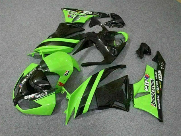 ZX6R 2009-2012 Motorrad Verkleidungen - Schwarz Grün 3M Touch4 ZX6R 2009-2012 Motorrad Verkleidungen - Schwarz Grün 3M Touch4