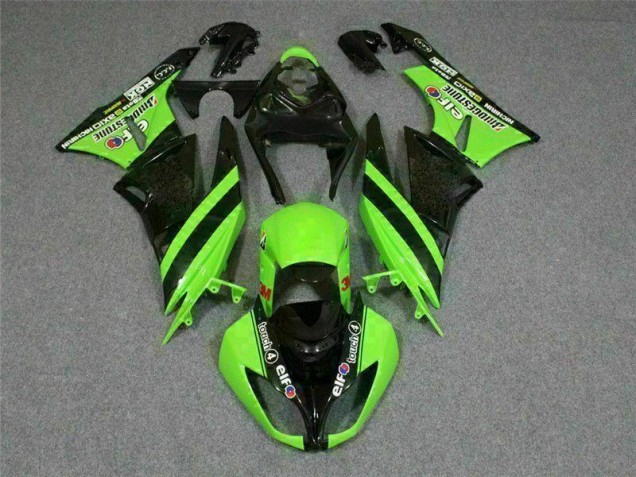 ZX6R 2009-2012 Motorrad Verkleidungen - Schwarz Grün 3M Touch4 ZX6R 2009-2012 Motorrad Verkleidungen - Schwarz Grün 3M Touch4
