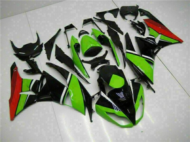 ZX6R 2009-2012 Motorrad Verkleidungen - Schwarz Grün Rot ZX6R 2009-2012 Motorrad Verkleidungen - Schwarz Grün Rot