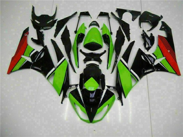 ZX6R 2009-2012 Motorrad Verkleidungen - Schwarz Grün Rot ZX6R 2009-2012 Motorrad Verkleidungen - Schwarz Grün Rot