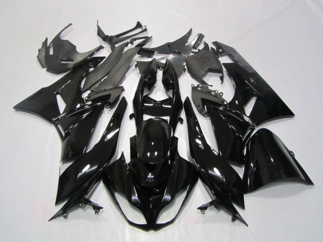 ZX6R 2009-2012 Motorrad Verkleidungen - Schwarz ZX6R 2009-2012 Motorrad Verkleidungen - Schwarz
