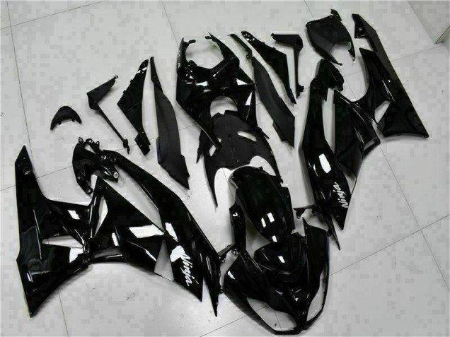 ZX6R 2009-2012 Motorrad Verkleidungen - Schwarz Weißer Ninja ZX6R 2009-2012 Motorrad Verkleidungen - Schwarz Weißer Ninja