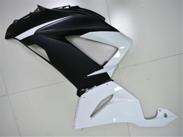 ZX6R 2013-2018 Motorrad Verkleidung - Weiß Schwarz ZX6R 2013-2018 Motorrad Verkleidung - Weiß Schwarz