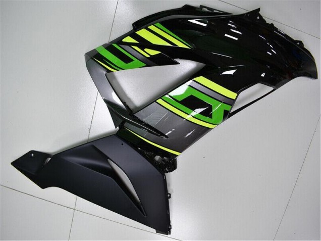 ZX6R 2013-2018 Motorrad Vollverkleidung - Grün Schwarz ZX6R 2013-2018 Motorrad Vollverkleidung - Grün Schwarz