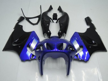 ZX7R 1996-2003 Motorrad Verkleidungen - Blau und Schwarz