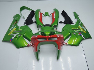 ZX9R 1994-1997 Motorrad Verkleidungen - Grün Rot