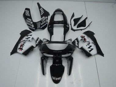 ZX9R 1998-1999 Motorrad Verkleidungen - Schwarz West