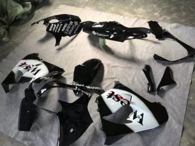 ZX9R 2000-2001 Motorrad Verkleidungen - Glänzend schwarz Weiß