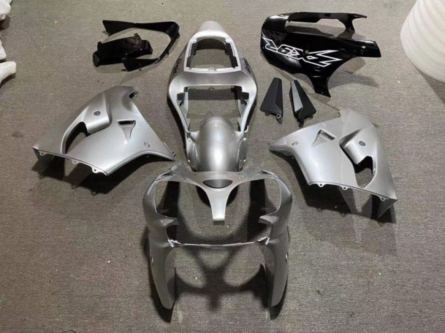 ZX9R 2002-2003 Motorrad Verkleidungen - Silber Glänzend Schwarz ZX9R 2002-2003 Motorrad Verkleidungen - Silber Glänzend Schwarz